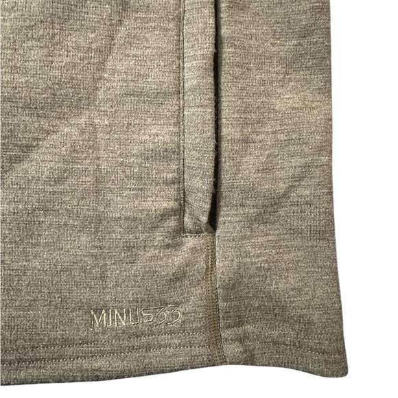 Minus 33 Granite Green Expedition Wilderness Wool Vest Full-zip Mockneck - Picture 8 of 11